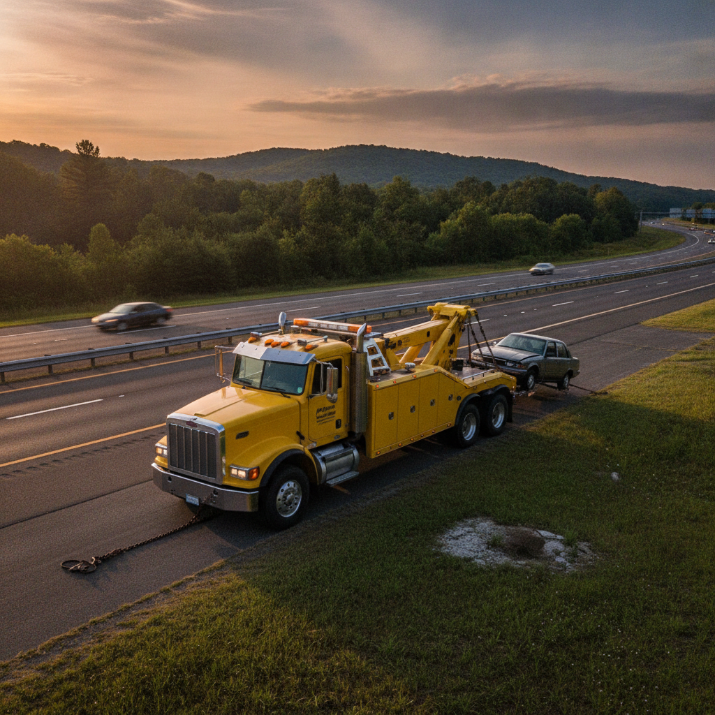 Towing Service - no people or no text